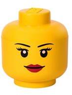 LEGO® 40320805 - LEGO tároló - Nagy lány minifigura fej (40320805)