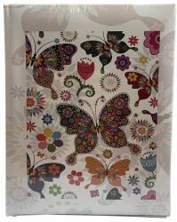 P&O Pillangós könyvkötésű bedugós fényképalbum - 200 db 10x15 cm képhez (BBM46200T-WH-P22-19PILLANGO)