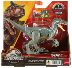 Mattel Jurassic World Epic Attack Dinozaur Velociraptor (mthnc11) - kidiko
