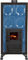 eSemineu Premium Terracotta stove Blue 4R 8kW