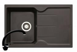 Pyramis Set chiuveta granit PORTOS & baterie OSSIA - Carbon Pyramis 890040002OBK (890040002OBK)