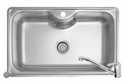 Pyramis Set 2IN 1 Chiuveta Inox INSET 1B LN + Baterie Pyramis 101051301A (101051301A)
