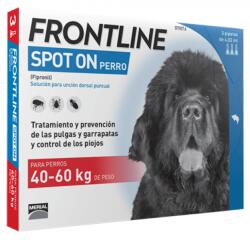 Frontline Antiparazitar caini Frontline Spot On XL (40-60 kg), 3 pipete