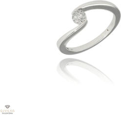 Gyűrű Frank Trautz fehér arany gyűrű 52-es méret - 1-05094-52-0089/52