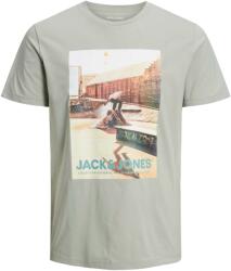 JACK & JONES Tricou pentru bărbați JJGEM Regular Fit 12221007 Wrought Iron L