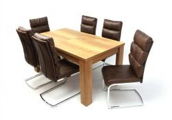  Atos asztal Rob székkel - 6 személyes étkezőgarnitúra