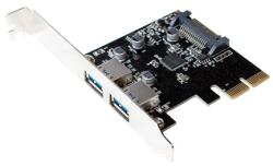 LogiLink Контролер Logilink PC0080, от PCI Express към 2x USB A(ж) 3.1, до 10 Gbit/s трансфер (PC0080)