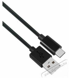Stansson 1m Type-C fonott USB 2.0 kábel 1 év garancia