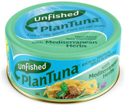 Unifished Plantuna vegán tonhal stílusú készítmény mediterrán fűszeres lében 150 g - babamamakozpont