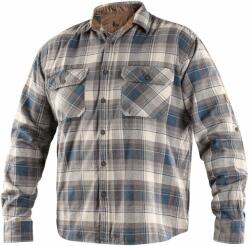 CXS Férfi flanel ing CXS TIM - Olajzöld / bézs | 48 (1660-133-465-48)
