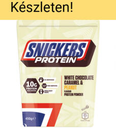 Mars Snickers Protein Powder 455 g White Chocolate Caramel & Peanut White Chocolate Caramel & Peanut (Fehércsokoládé-Karamell-Mogyoró)