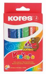 Kores Jumbo zsírkréta 12db