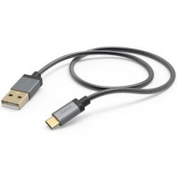 Hama Cablu de date Hama Metal, USB-A - USB-C, 1.5m, Black (00201551)