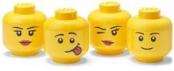 LEGO® 43330800 - LEGO tároló - 4 in 1 kicsi minifigura fejek (43330800)