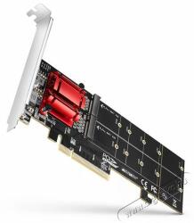 AXAGON PCEM2-ND PCI-Express - NVME+M-key/dataswitch/SP/LP M. 2 adapter (PCEM2-ND) - digitalko