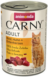 Animonda Carny Adult beef, chicken & duck heart 12x400 g