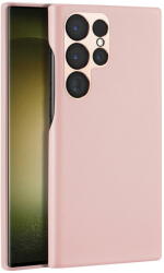Dux Ducis Carcasa GRIT Leather compatibila cu Samsung Galaxy S23 Ultra Pink - vexio