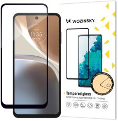 Wozinsky Full Glue Tempered Glass Tempered Glass For Motorola Moto G32 9H Full Screen Protector With Black Frame - vexio