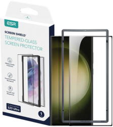 ESR Folie Protectie Ecran ESR Shield Screen pentru Samsung Galaxy S23 Ultra S918, Sticla securizata, Full Face, Full Glue, Transparenta (fol/ec/esr/sh/sgs/st/tr) - vexio