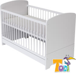 Todi kiságy Bianco átalakítható 70x140cm - babycenter-online