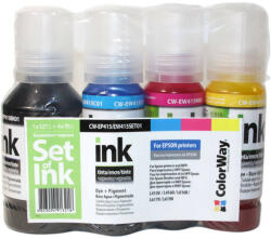 Utángyártott T03V1-T03V4 tinta szett (127ml + 3x70ml ColorWay) (CW-EP415-EW415SET01)