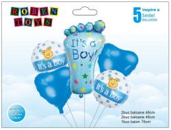  Baloane, It's a boy, folie aluminiu, Roben Toys RB35091
