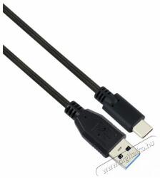 Stansson 2m USB Type-C 3.1 Gen1 / 3.2 Gen1 fonott kábel 1 év garancia