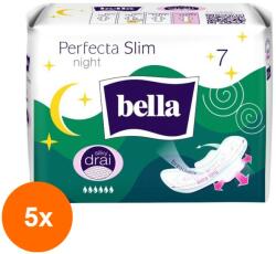 Bella Set 5 x 7 Absorbante Bella Perfecta Slim Night Silky Drai