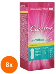 Carefree Set 8 x 20 Absorbante Zilnice Carefree Panty Liners, Cotton Fresh