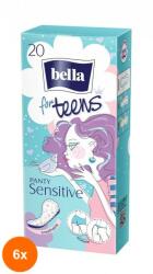 Bella Set 6 x 20 Absorbante Teens Panty Sensitive