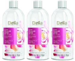 Delia Cosmetics Set 3 x Apa Micelara Delia Soothing Rose, 500 ml
