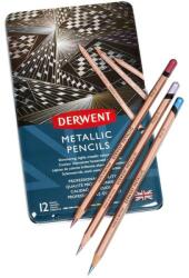 Derwent Set 12 Creioane Colorate Metallic Derwent (2305599)