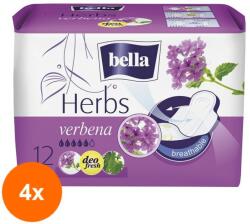 Bella Set 4 x 12 Absorbante Bella Herbs Verbina