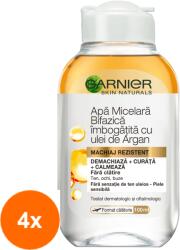 Garnier Skin Naturals Set 4 x Apa Micelara Bifazica Garnier Skin Naturals cu Ulei de Argan, 100 ml