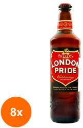 Fuller's Set 8 x Bere Blonda London Pride 4.7% Alcool, 0.5 l