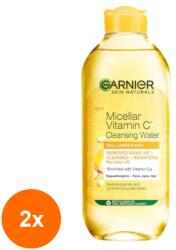 Garnier Set 2 x Apa Micelara Garnier Skin Naturals, cu Vitamina C, 400 ml