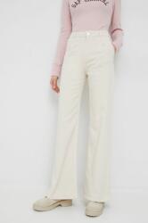 United Colors of Benetton jeansi femei, culoarea bej, high waist 9BYY-SPD10M_80X
