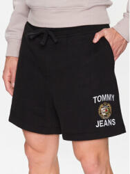 Tommy Jeans Pantaloni scurți sport Luxe DM0DM16424 Negru Regular Fit