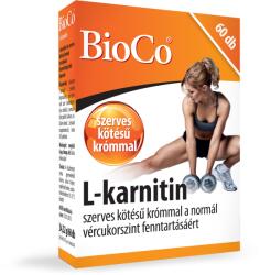 BioCo L-karnitin 500 mg+ szerves króm kapszula 60x