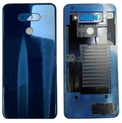 tel-szalk-1929703872 LG Q60 kék Akkufedél hátlap - kamera lencse burkolati elem ragasztóval (tel-szalk-1929703872)
