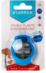 Starpak műanyag tartályos dupla hegyező DISC - kék (471003)