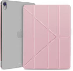 Husă din LEATHER Flip Apple iPad Pro 12.9 (2018) roz