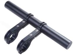 Kormánycsőre rögzíthető tartozék tartó cső (FEKETE, 25, 4mm-31, 8mm, A-077)