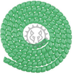 Kábel kötegelő spirál (zöld, 1M, 1CM, A-080)