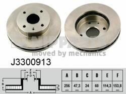 NIPPARTS Disc frana NIPPARTS J3300913 - piesa-auto