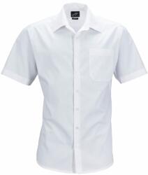Daiber Cămașă pentru bărbați cu mânecă scurtă JN644 - Albă | 6XL (JN644-1748567)