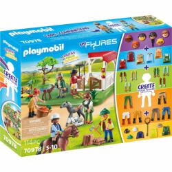 Playmobil - Creeaza Propria Figurina - Ferma De Cai (PM70978) - carlatoys