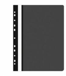 Office Products Legătură rapidă din PP cu perforație Euro, negru mat