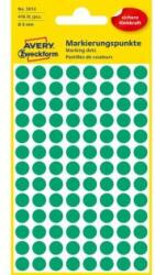 Avery Zweckform Etichete rotunde de 8 mm verde Avery