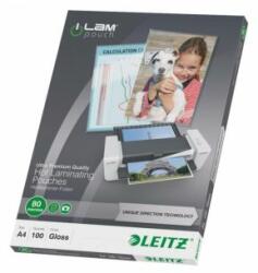 Leitz Filme laminate Leitz iLAM UDT A4, 80 mic, 100 buc